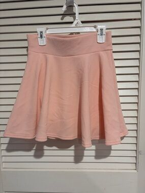 Women's Pink Circle Skater Skirt - Classic Flared Silhouette